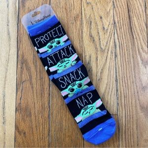 NEW Disney Parks Mandalorian Grogu Socks Shoe Size 5-10